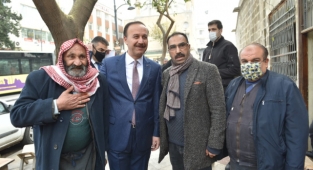 Vali Erin, esnafı ziyaret etti