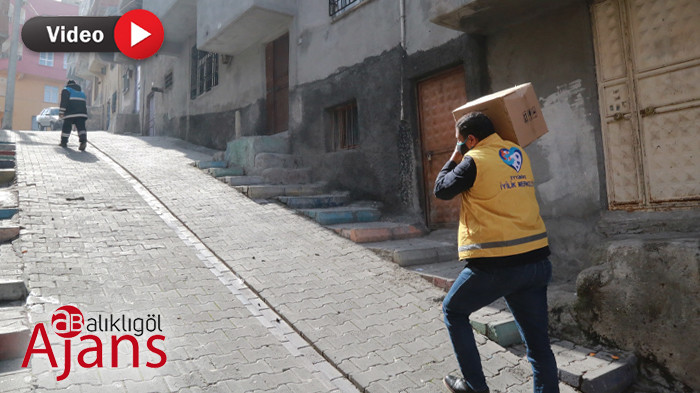 Eyyübiye'de ihtiyaç sahibi ailelere yardım