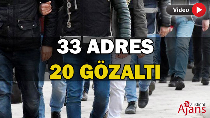 Şanlıurfa ve Adana'da eş zamanlı operasyon