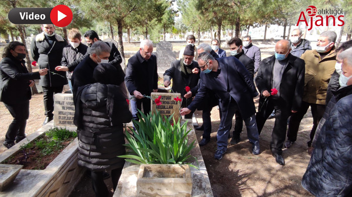 Abdullah Balak mezarı başında anıldı