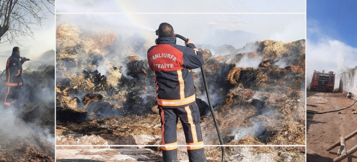 Akçakale’de yangın!