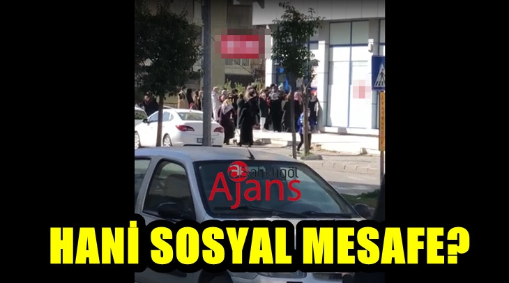 Karaköprü’de pes dedirten görüntüler!