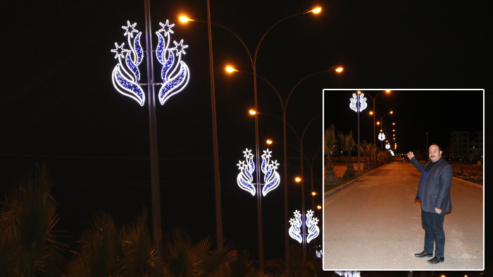 İpekyolu’na motifli ışık