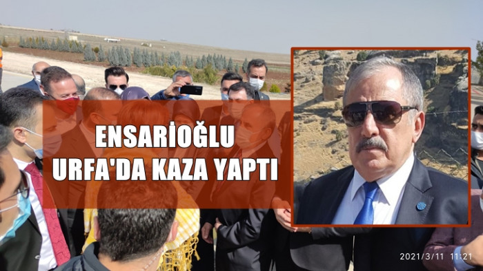 Eski Devlet Bakanı Urfa'da trafik kazası yaptı