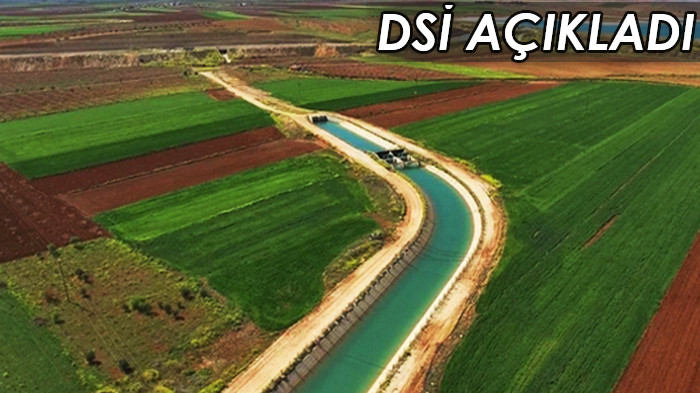 Urfa'nın  ilçesinde binlerce dekar arazi sulanacak