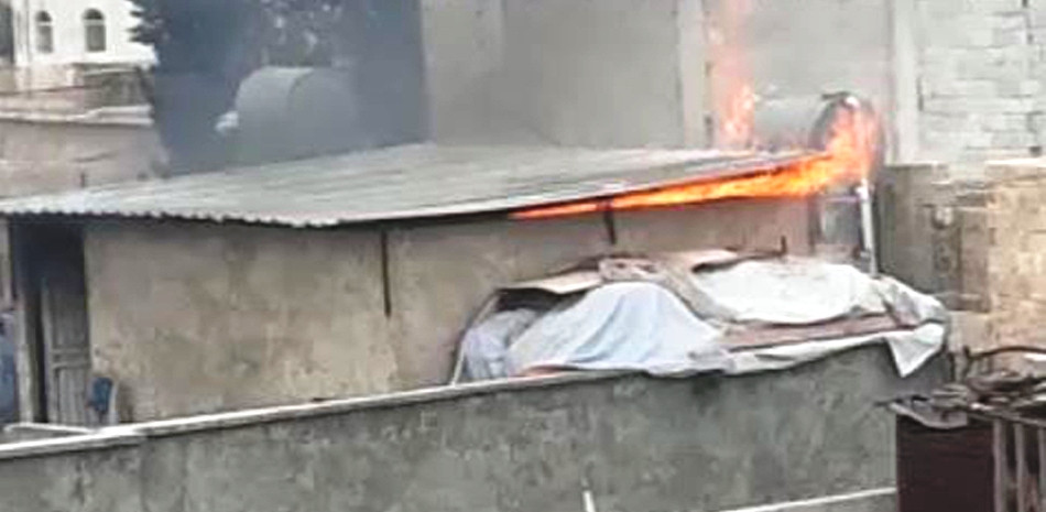 Eyyübiye’de yangın