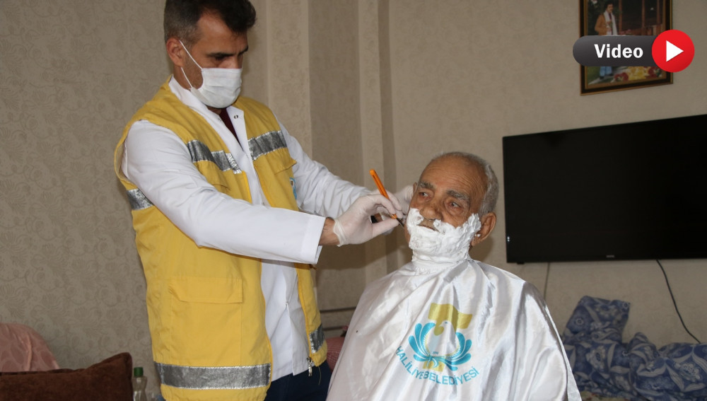 Haliliye'de evde bakım hizmetleri sürüyor