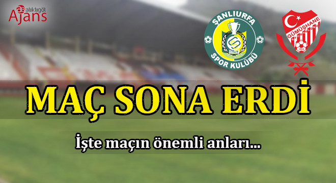 Şanlıurfaspor, hayati öneme sahip maçı kazandı