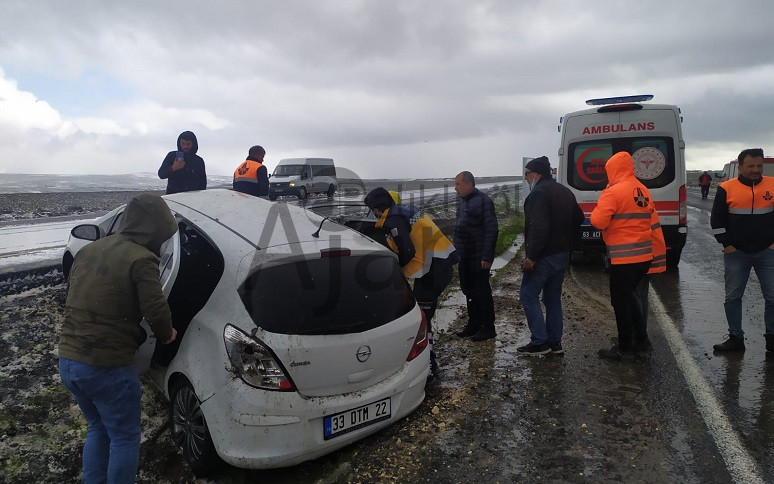 Siverek’te trafik kazası: 2 yaralı