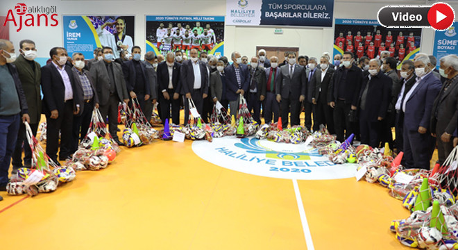 Şanlıurfa’da 80 okula spor malzemesi dağıtıldı