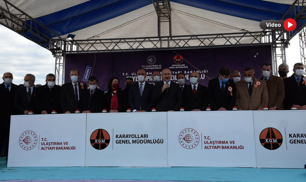 Ceylanpınar-Kızıltepe bağlantı yolu temeli atıldı