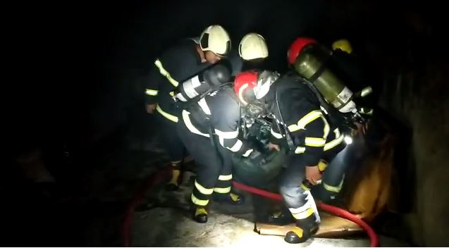 Urfa’da mazot dolu ambarda yangın