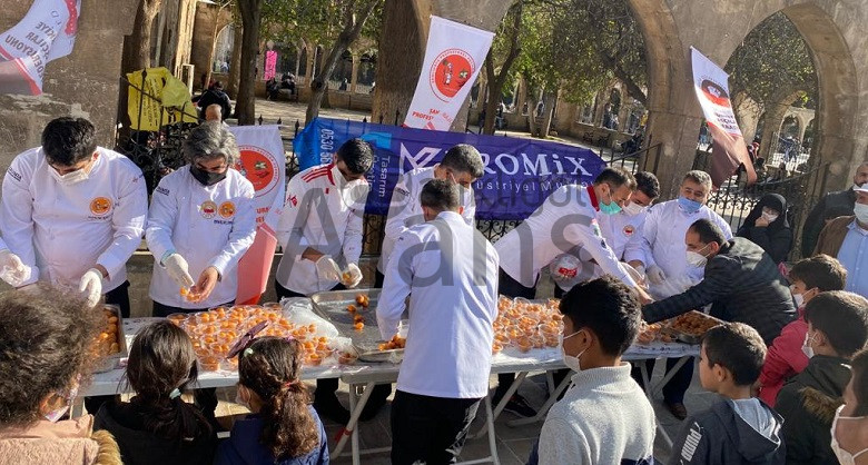 Balıklıgöl’de 1500 kişiye lokma dağıtıldı