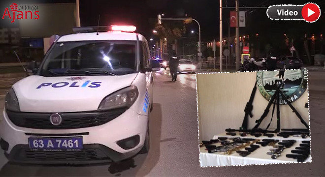 Şanlıurfa'da cephanelik ele geçirildi: 72 kişiye işlem yapıldı