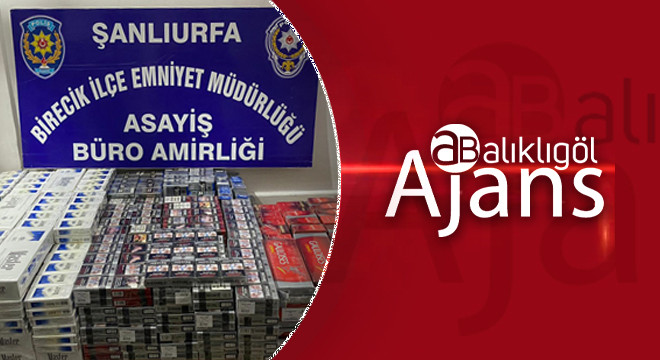 Birecik'te takip sonucu durduruldu: Kaçakçılıktan gözaltına alındı