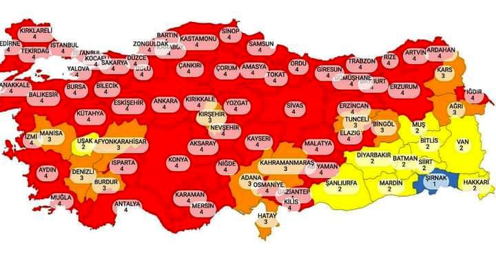 Şanlıurfa renk değiştirdi