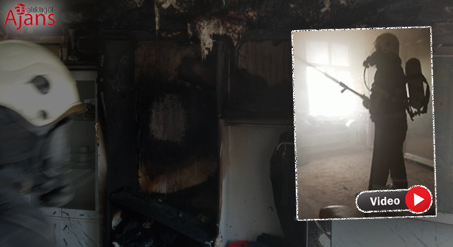 Eyyübiye'de korkutan yangın