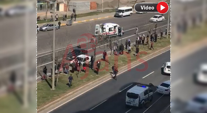 Bir kaza haberi de Siverek'ten: Karşıya geçerken otomobil çarptı