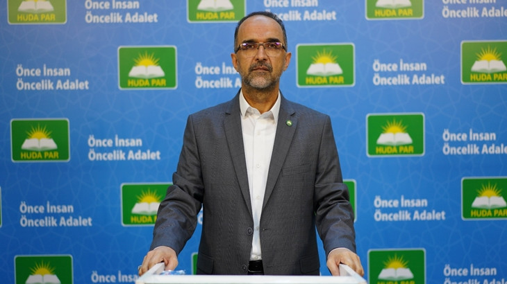 104 Amiralin bildirisine bir tepki de HUDA PAR’dan geldi