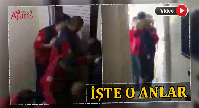 Eyyübiye'de mahsur kalan çocuk kurtarıldı