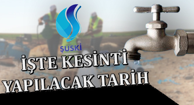 Şanlıurfa’da bir ilçe susuz kalacak!
