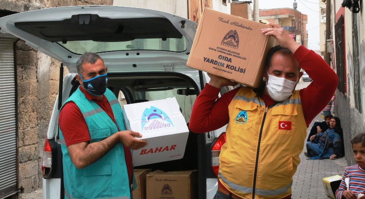 Eyyübiye’de yardıma muhtaç vatandaşlar unutulmadı