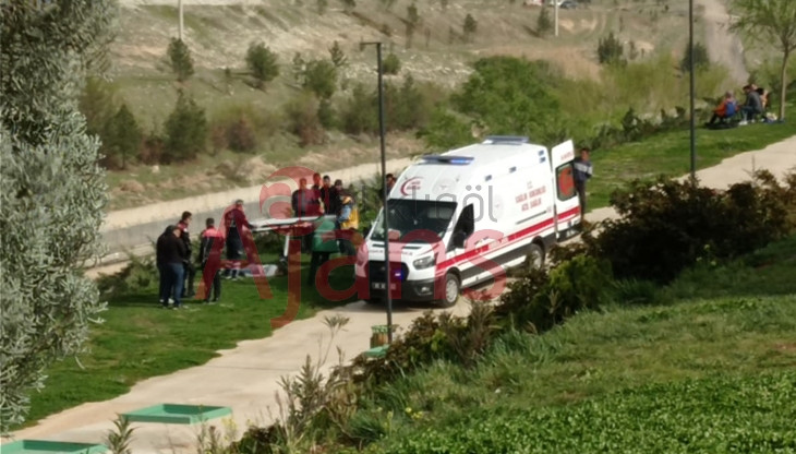 Kanala düşen vatandaş hastaneye kaldırıldı