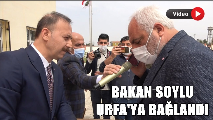 Bakan Süleyman Soylu Urfalı isimle görüştü