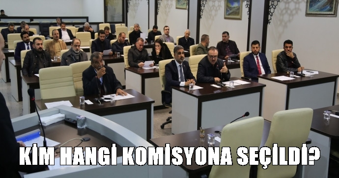 Haliliye Belediyesi meclisinde komisyon üyeleri belli oldu