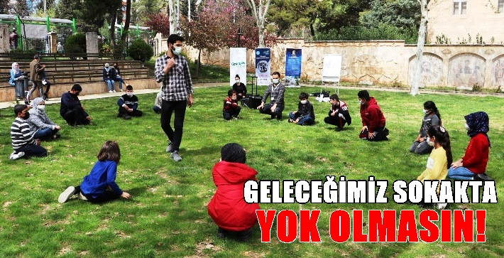 Geleceğimiz sokakta kaybolmasın projesi devam ediyor