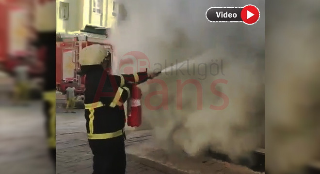 Eyyübiye'de korkutan trafo yangını