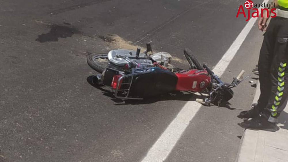 Urfa'da bir motosiklet kazası daha: 1 yaralı