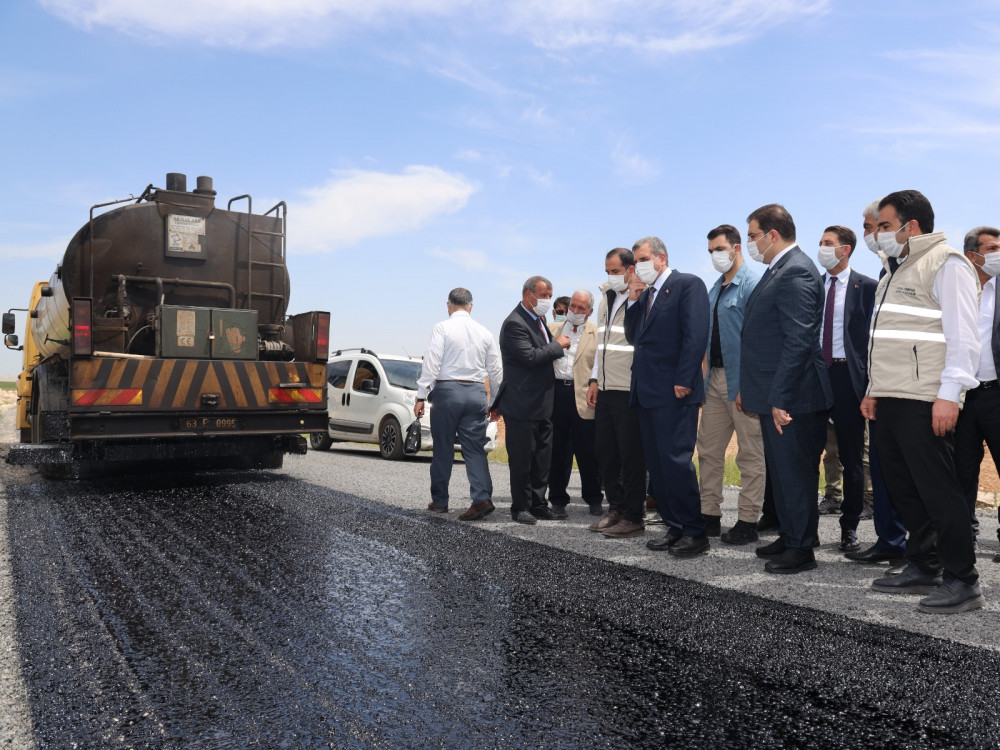 Göbeklitepe grup yolu asfaltlanıyor