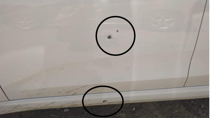 Siverek'te bir araç uzun namlulu silahlarla tarandı