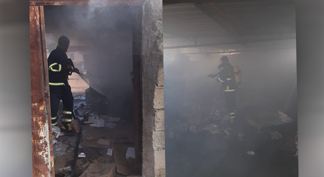 Ceylanpınar'da yangın