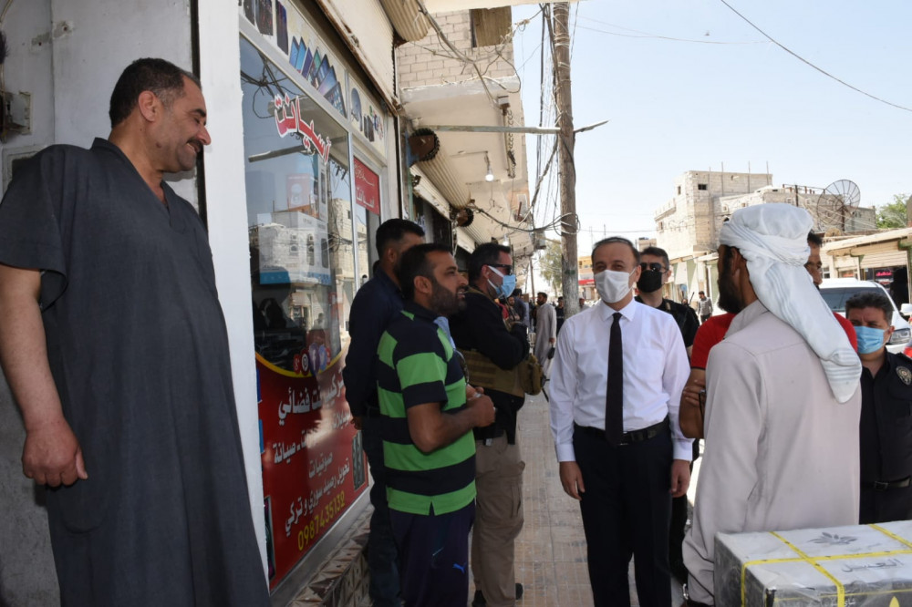 Şanlıurfa Valisi Erin Telabyad’da incelemelerde bulundu