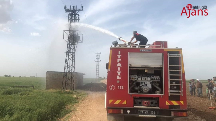 Trafo yangınına itfaiye müdahale etti