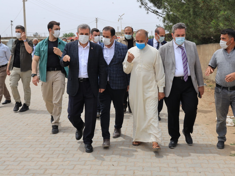 Beyazgül Akçakale’de devam eden çalışmaları inceledi