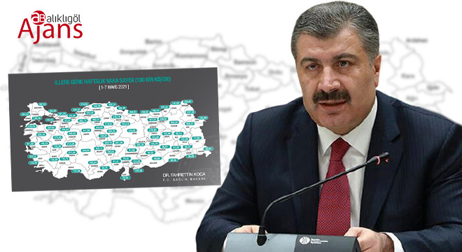 Bakan Koca açıkladı: İşte Şanlıurfa'daki son vaka sayıları