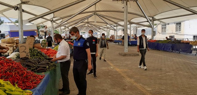 Şanlıurfa’da semt pazarlarında eş zamanlı denetim