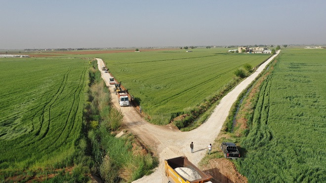 Büyükşehir’den Haliliye kırsalında yol çalışması
