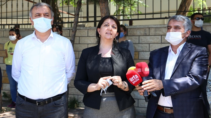 Pervin Buldan, Şenyaşar Ailesi için nöbet tuttu