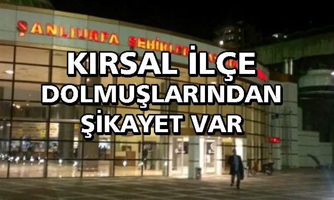 Tanal: Türkiye'nin en pahalı ulaşımı Şanlıufa'da