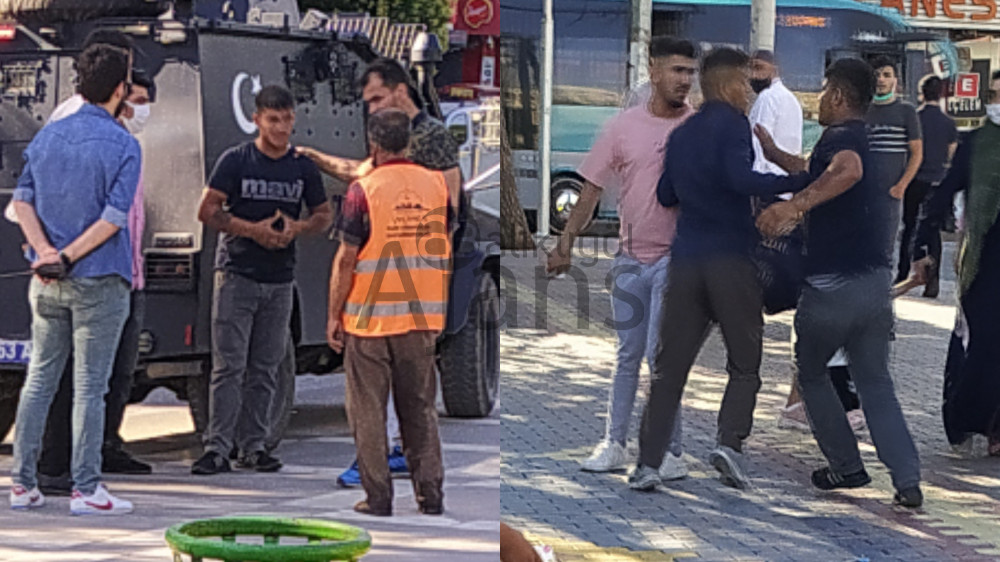 Haliliye'de kavga: Tekme ve yumruklar havada uçuştu