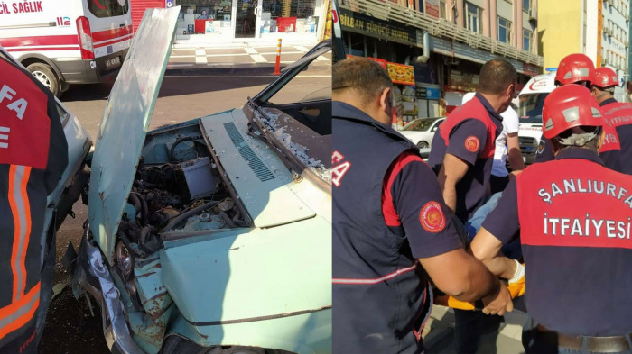 Haliliye'de zincirleme trafik kazası: Yaralılar var