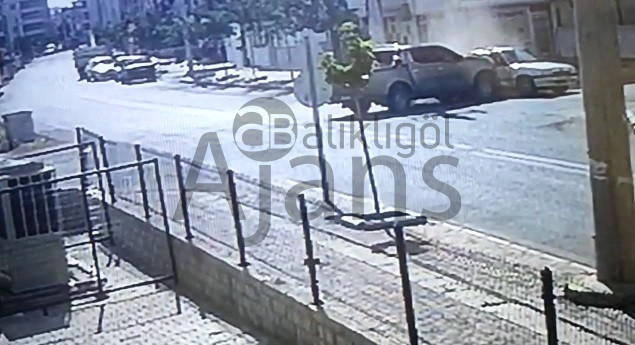 Haliliye’de kaza anı saniye saniye kaydedildi