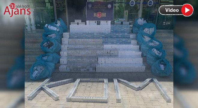 Şanlıurfa’da ‘kaçak’ sigara operasyonu