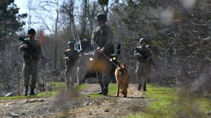 Sınırdan geçmeye çalışan terör örgütü mensupları yakalandı