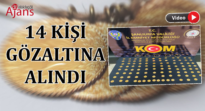 Şanlıurfa'da piyasaya sahte altın sürmüşler