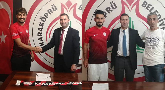 Karaköprü’de iki transfer birden